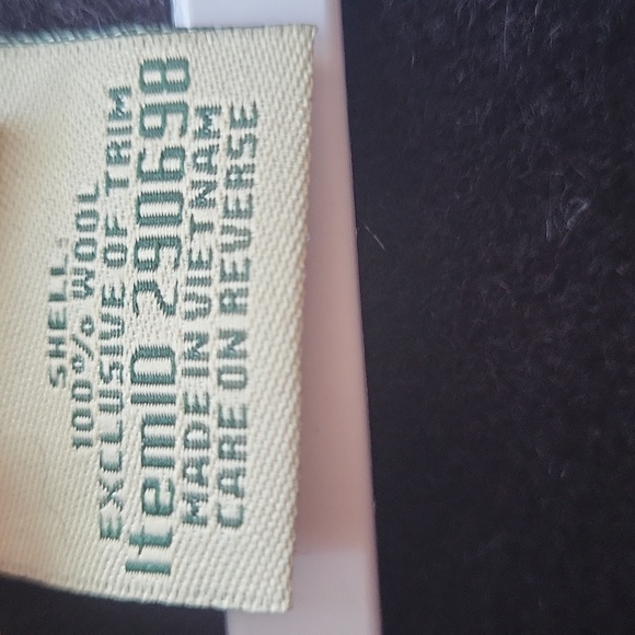 L.L. Bean Wallace & Barnes Navy Lightweight Shirt Jacket Wool L EUC - Picture 3 of 7